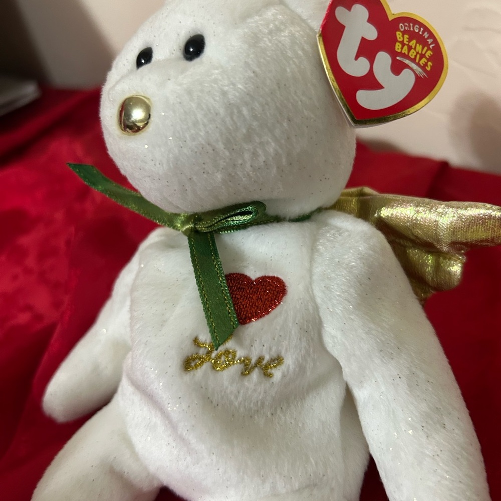 Ty White Bear Love 2003 named GIFT